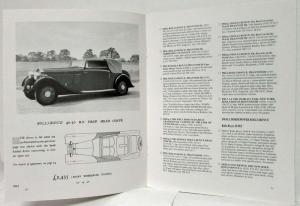 1905-1965 Rolls-Royce and Bentley Sales Literature Brochure