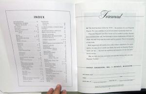 1948-1951 Ferguson To-20 Tractor Owners Manual Operation Care Maintenance Repro