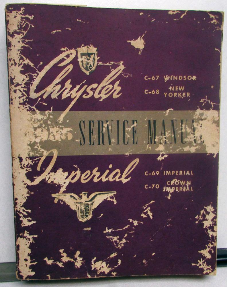 1955 Chrysler Shop Service Manual Book Dealer Windsor Imperial New Yorker 300 55