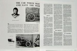1969? Rolls-Royce Press Kit Loose Literature