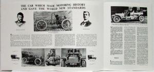 1969? Rolls-Royce Press Kit Loose Literature