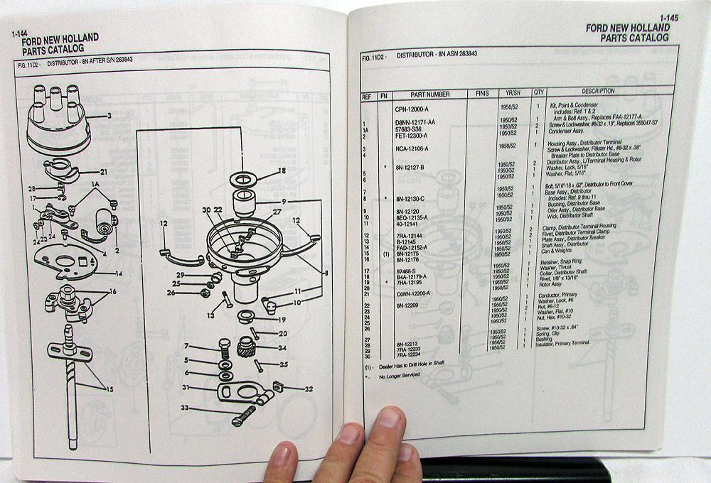 19391952 Ford Tractor 9N 2N 8N Assembly Manual Service Parts Catalog