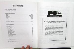 1939-1955 Ford Tractor Ferguson Hitch Implement Owners Manual 2N 9N 8N NAA