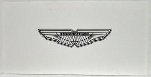1983 Aston Martin Volante Sales Folder