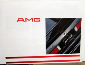 1980s AMG Mercedes Benz Sales Sheet