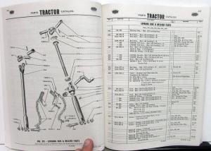 1953-59 Ford Tractor Master Parts Catalog Book NAA 501 600 700 800 900 1801 New