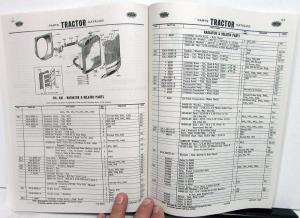 1953-59 Ford Tractor Master Parts Catalog Book NAA 501 600 700 800 900 1801 New