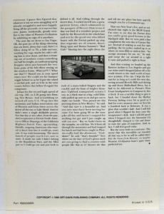 1980 Ferrari Reinvents Manifest Destiny Car & Driver Article Reprint PJ ORourke