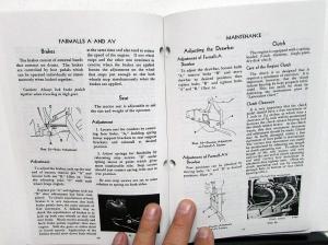 Case IH A & AV Farmall Tractor Owners Operator Manual Care & Op Instructions New