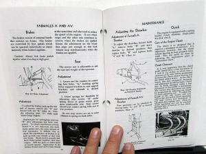 Case IH A & AV Farmall Tractor Owners Operator Manual Care & Op Instructions New