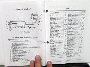 Case IH A & AV Farmall Tractor Owners Operator Manual Care & Op Instructions New