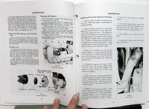 1939-53 Case IH Farmall H/HV Tractors Owner Operator Manual Care Op Instructions