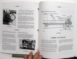 1947-64 Case IH McCormick Farmall Cub Tractors Owner Operator Manual Care & Op