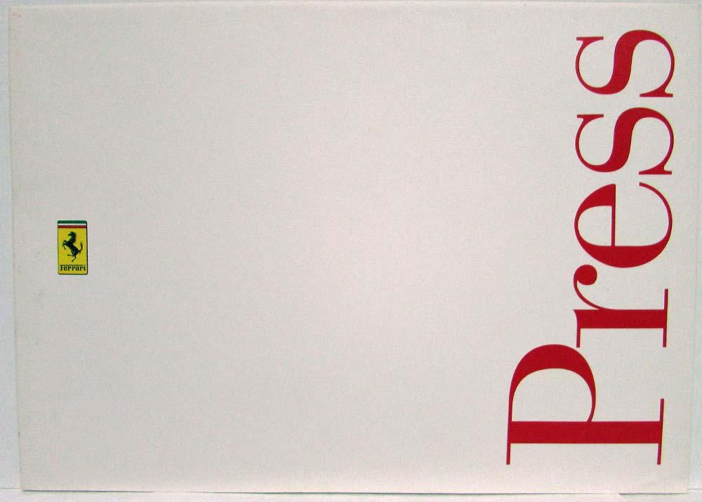 1995 Ferrari Spec Cards Press Kit - Italian & English F50 F355 F512M 455 GT