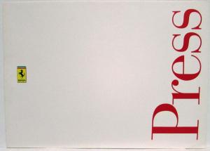 1995 Ferrari Spec Cards Press Kit - Italian & English F50 F355 F512M 455 GT