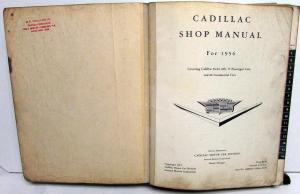 1956 Cadillac Shop Service Manual Book Dealer Repair 62 60S 75 86 Original