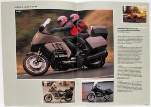 1988 BMW The Legendary Motorcycles of Germany Sales Brochure K & R Series