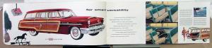 1953 Mercury Monterey Convertible Wagon Sedan Coupe Sales Brochure Oversize Orig