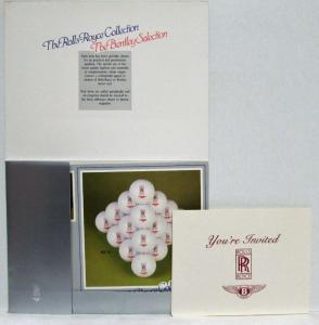 1989 Rolls Royce - Bentley Motorcars Merchandise and Event Invitation