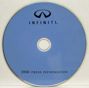 2000 Infiniti Full Line Press Kit Q45 I30 G20 QX4