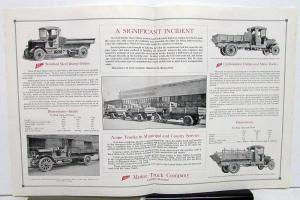1918 1919 ACME Motor Truck Co Dealer Sales Brochure 2 3.5 5 Ton Chassis Orig