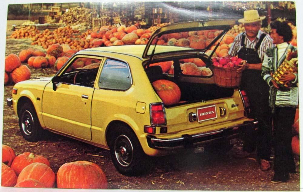 1975-1976 Honda Civic CVCC Postcard