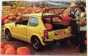 1975-1976 Honda Civic CVCC Postcard