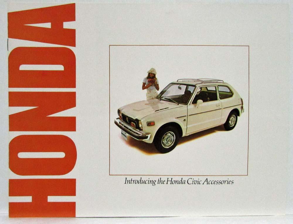 1970s Honda Civic Accessories Sales Brochure