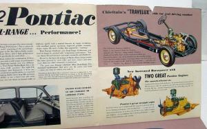 1952 Canadian Pontiac Dealer Brochure Fleetleader Special DeLuxe Large Folder