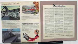 1952 Canadian Pontiac Dealer Brochure Fleetleader Special DeLuxe Large Folder