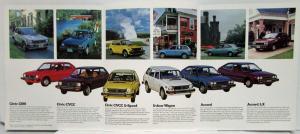 1978 Honda 6 Reasons to Look at Sales Folder Civic 1200 CVCC 5-Sp Wagon Accord
