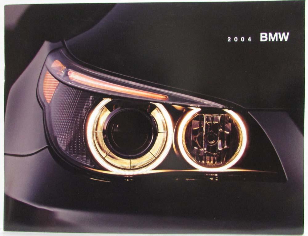 2004 BMW Full Line Sales Brochure - 3 5 6 7 Series Z4 X3 X5 M Cars