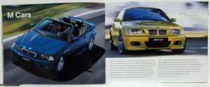 2004 BMW Full Line Sales Brochure - 3 5 6 7 Series Z4 X3 X5 M Cars