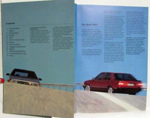 1986 Saab 9000 Engineering Features Sales Brochure Book