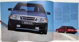 1986 Saab 9000 Engineering Features Sales Brochure Book