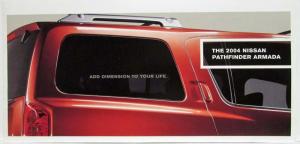 2004 Nissan Pathfinder Armada Sales Brochure - Add Dimension to Your Life