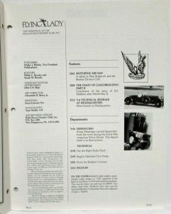 1986 Flying Lady Periodical of the Rolls Royce Owners Club - July-August