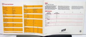 1978 Datsun Pickup Truck Dealer Cab & Chassis Sales Brochure Features Specs