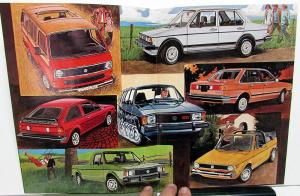 1983 Volkswagen VW Dealer Accessories Sales Brochure Rabbit Pickup Jetta Vanagon