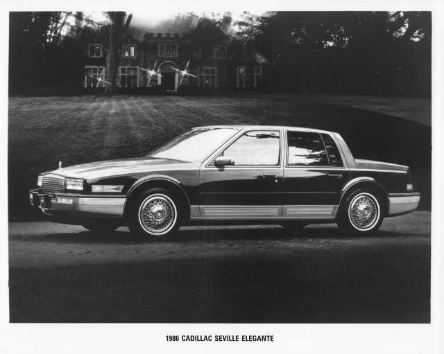 1986 Cadillac Seville Elegante Press Photo 0113