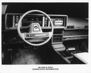 1986 Cadillac Seville Digital Instrumentation Press Photo 0115
