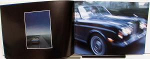 1980 Rolls Royce Dealer Sales Brochure UK Market Corniche Luxury Models