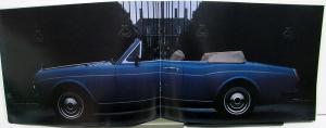 1980 Rolls Royce Dealer Sales Brochure UK Market Corniche Luxury Models