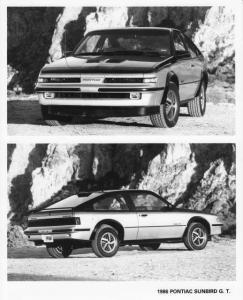 1986 Pontiac Sunbird GT Press Photo 0091