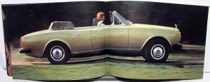 1978 Rolls Royce Corniche Dealer Prestige Sales Brochure Features Specs