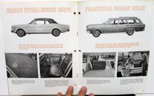 1967 Ford Falcon Dealer Salesmens Key Selling Features Guide Brochure