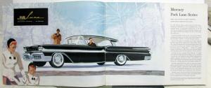 1958 Mercury Park Lane Montclair Monterey Dealer Sale Brochure Oversized Reprint