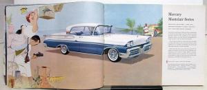 1958 Mercury Park Lane Montclair Monterey Dealer Sale Brochure Oversized Reprint