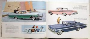 1958 Mercury Park Lane Montclair Monterey Dealer Sale Brochure Oversized Reprint