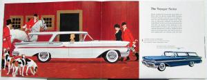 1958 Mercury Colony Park Commuter Voyager Station Wagons XL Sales Brochure REV